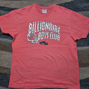 Billionaire Boys Club Graphic T-Shirt Coral XXL Astronaut Car Smoke Logo